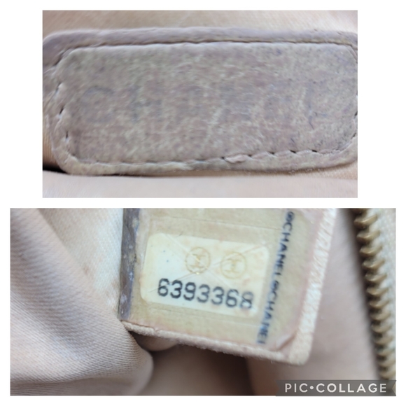 Authentic Chanel Canvas Mini Pouch on Chain - Picture 10 of 10